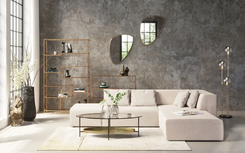 KARE Regal Loft Gold 115x195cm