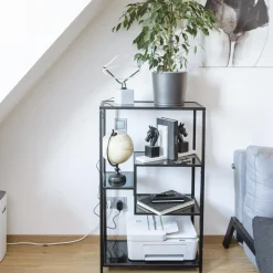 KARE Regal Loft Schwarz 60x100cm