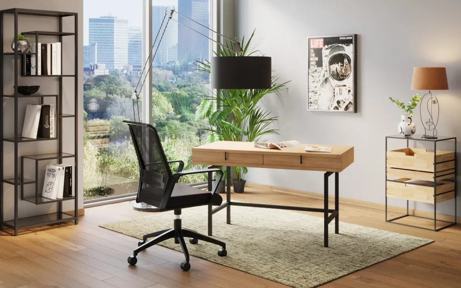 KARE Regal Loft Schwarz 60x195cm