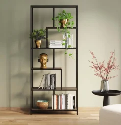 KARE Regal Loftie Schwarz 77x185cm