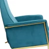 KARE Relaxsessel Lazy Velvet Blau