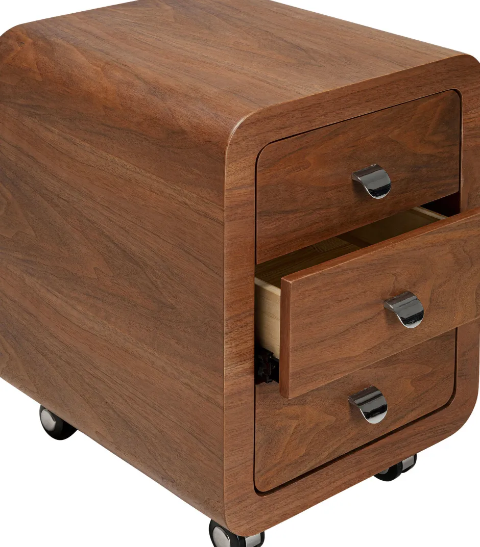 KARE Rollcontainer Club Walnut