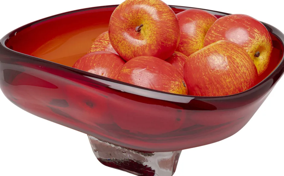 KARE Schale Salut Rot Ø34cm