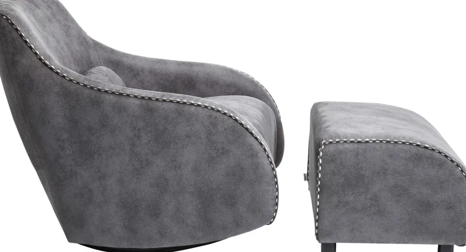 KARE Schaukelsessel Swing Ritmo Vintage Grey