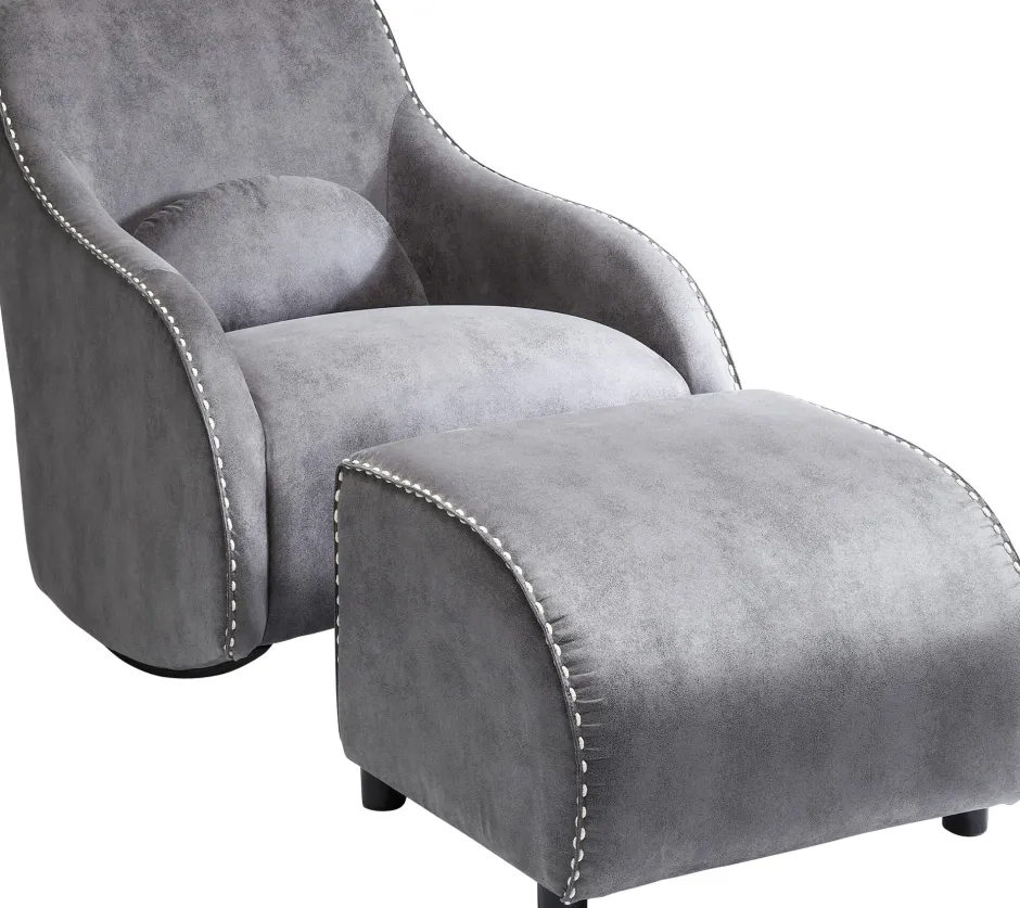 KARE Schaukelsessel Swing Ritmo Vintage Grey