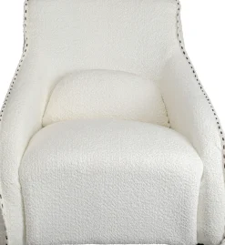 KARE Schaukelsessel Swing Ritmo Boucle Creme