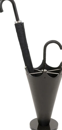 KARE Schirmständer Pioggia Schwarz 66cm