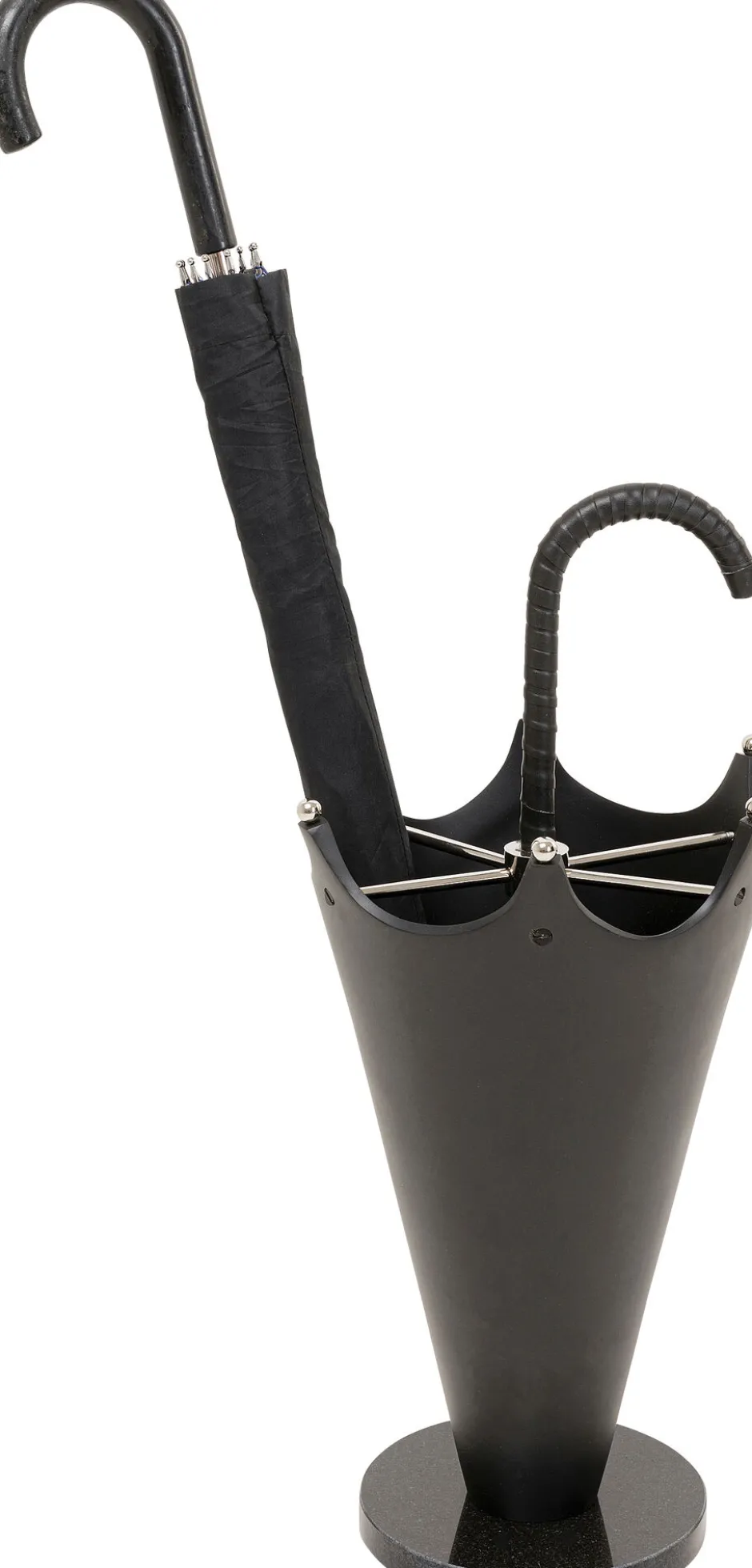 KARE Schirmständer Pioggia Schwarz 66cm