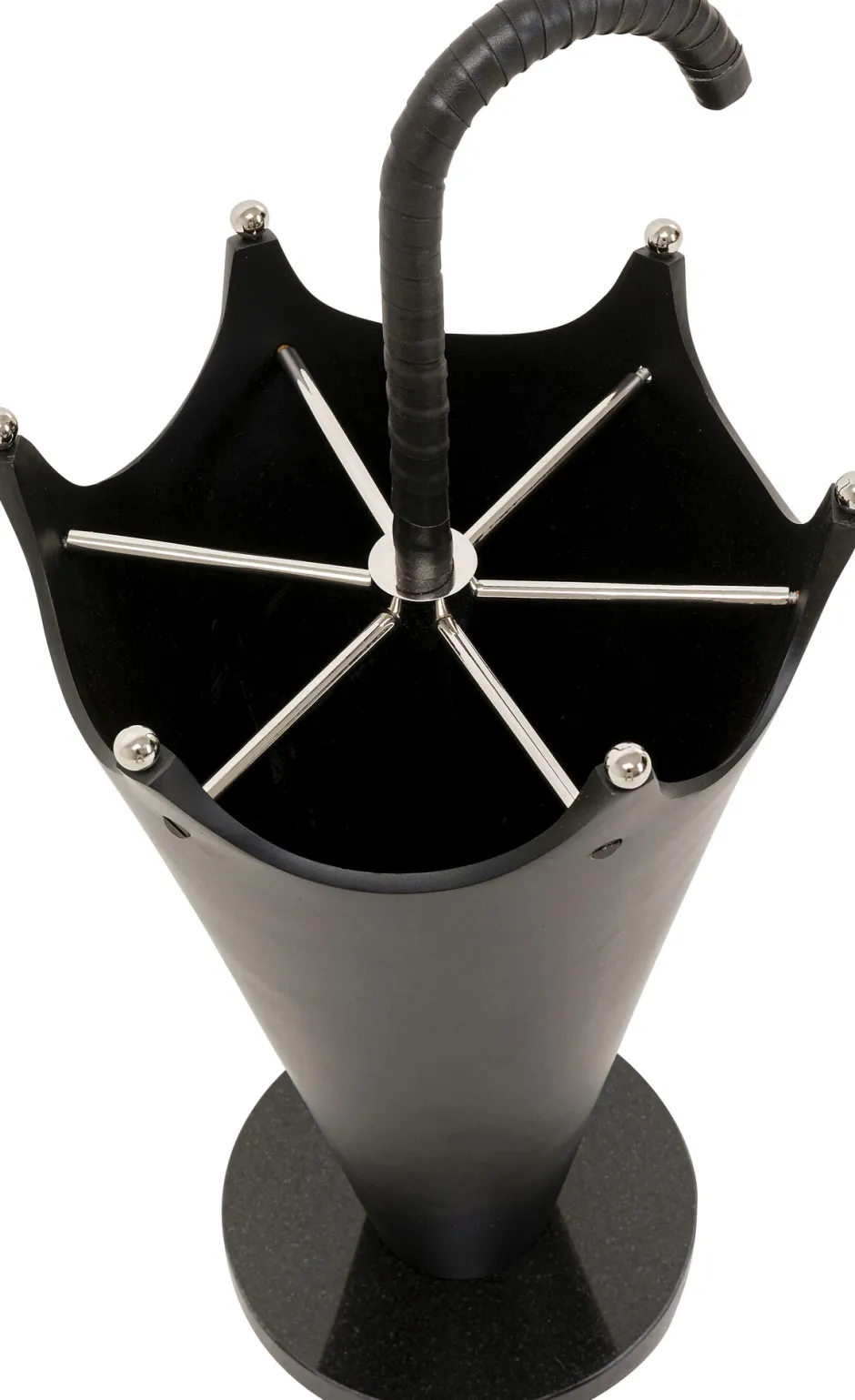 KARE Schirmständer Pioggia Schwarz 66cm