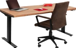 KARE Schreibtisch Office Harmony Schwarz 200x100