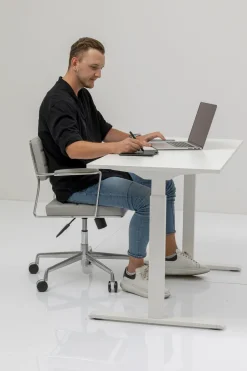 KARE Schreibtisch Office Smart Weiß Weiß 160x80