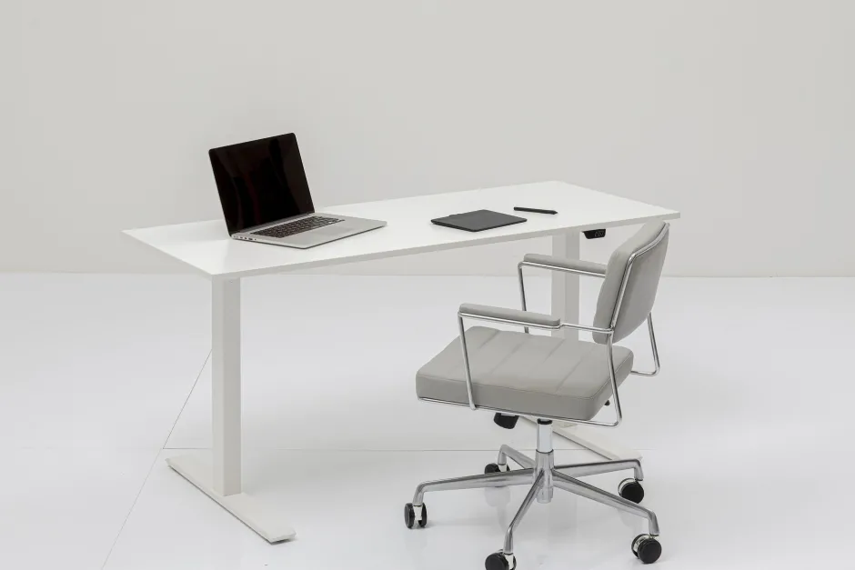 KARE Schreibtisch Office Smart Weiß Weiß 160x80