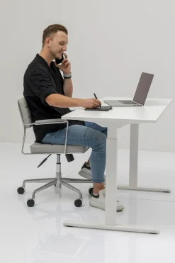 KARE Schreibtisch Office Smart Weiß Weiß 140x70