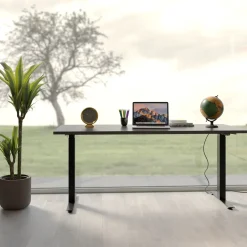 KARE Schreibtisch Office Smart Schwarz Schwarz 140x70