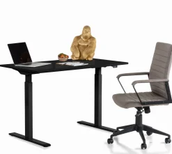 KARE Schreibtisch Office Smart Schwarz Schwarz 120x60