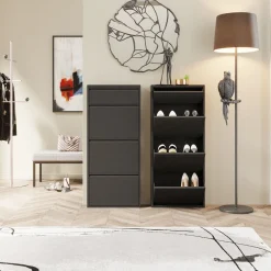 KARE Schuhkipper Caruso 3 Plus 1 Schwarz (MO)