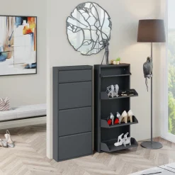 KARE Schuhkipper Caruso 3 Plus 1 Schwarz (MO)