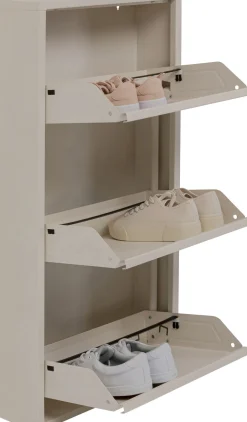 KARE Schuhkipper Caruso 3-er Creme