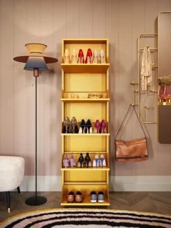 KARE Schuhkipper Caruso 5-er Gelb