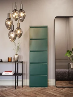 KARE Schuhkipper Caruso 5-er Grün