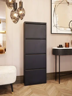 KARE Schuhkipper Caruso 4-er Schwarz