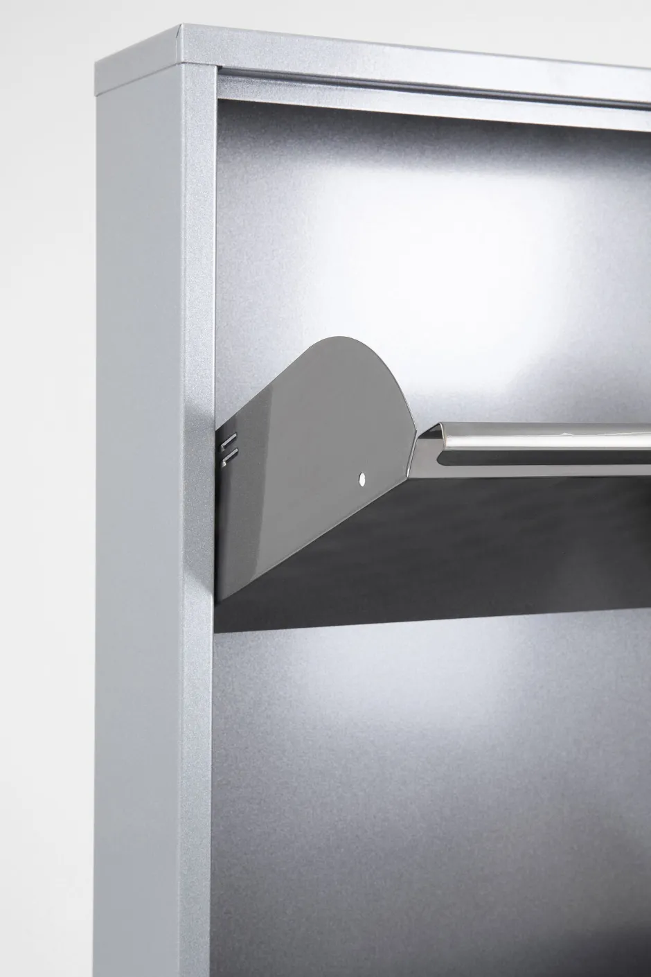 KARE Schuhkipper Caruso 5-er silber/geflext