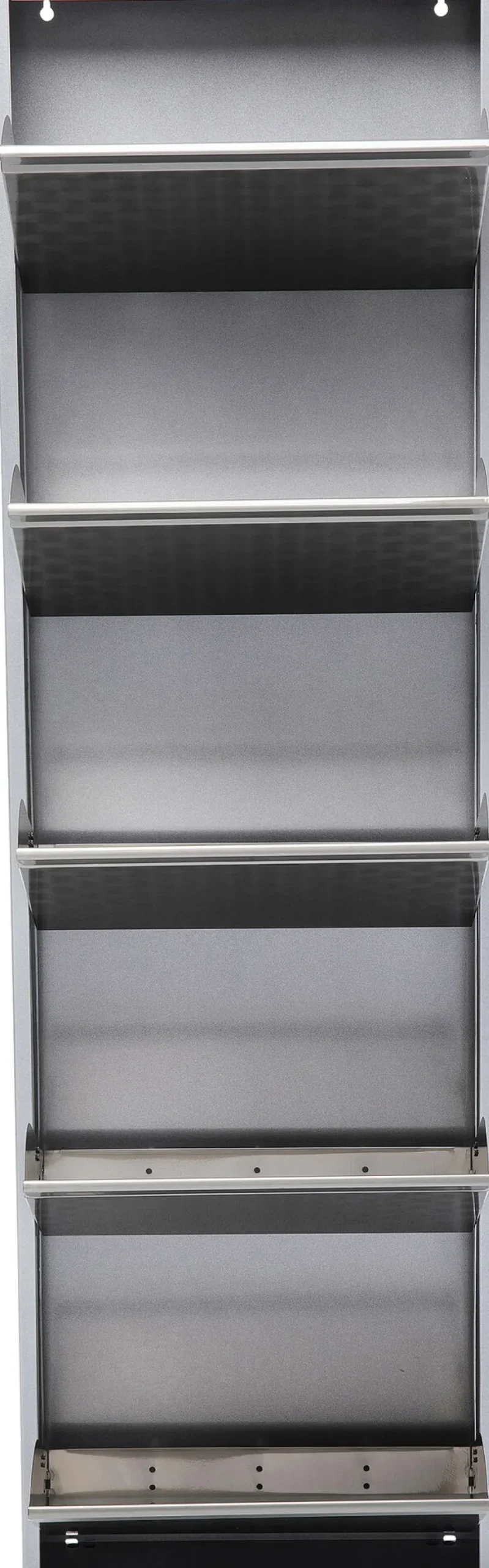 KARE Schuhkipper Caruso 5-er silber/geflext