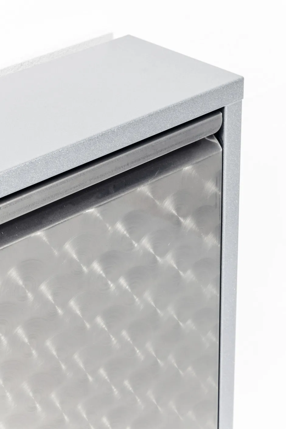 KARE Schuhkipper Caruso 3-er silber/geflext