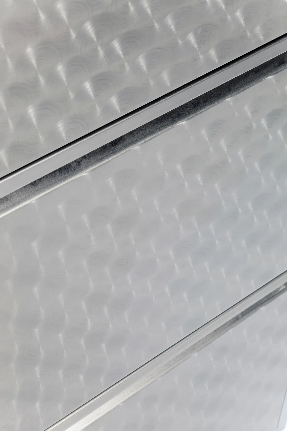 KARE Schuhkipper Caruso 3-er silber/geflext