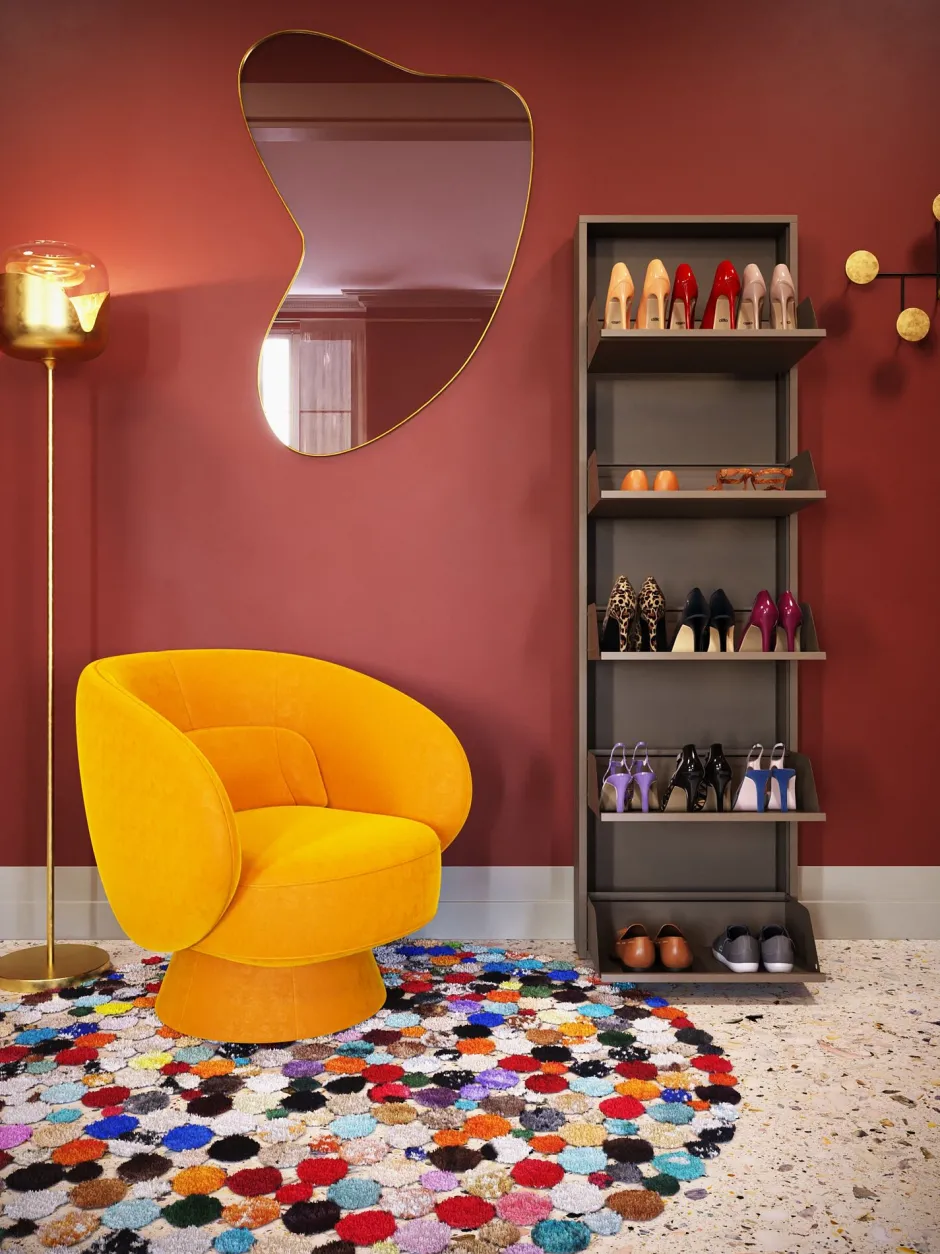 KARE Schuhkipper Caruso 5-er Taupe