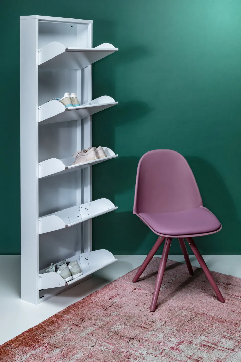 KARE Schuhkipper Caruso 5-er Weiß