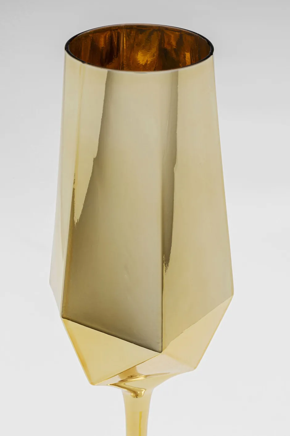 KARE Sektglas Diamond Gold