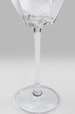 KARE Sektglas Diamond Gold Rim
