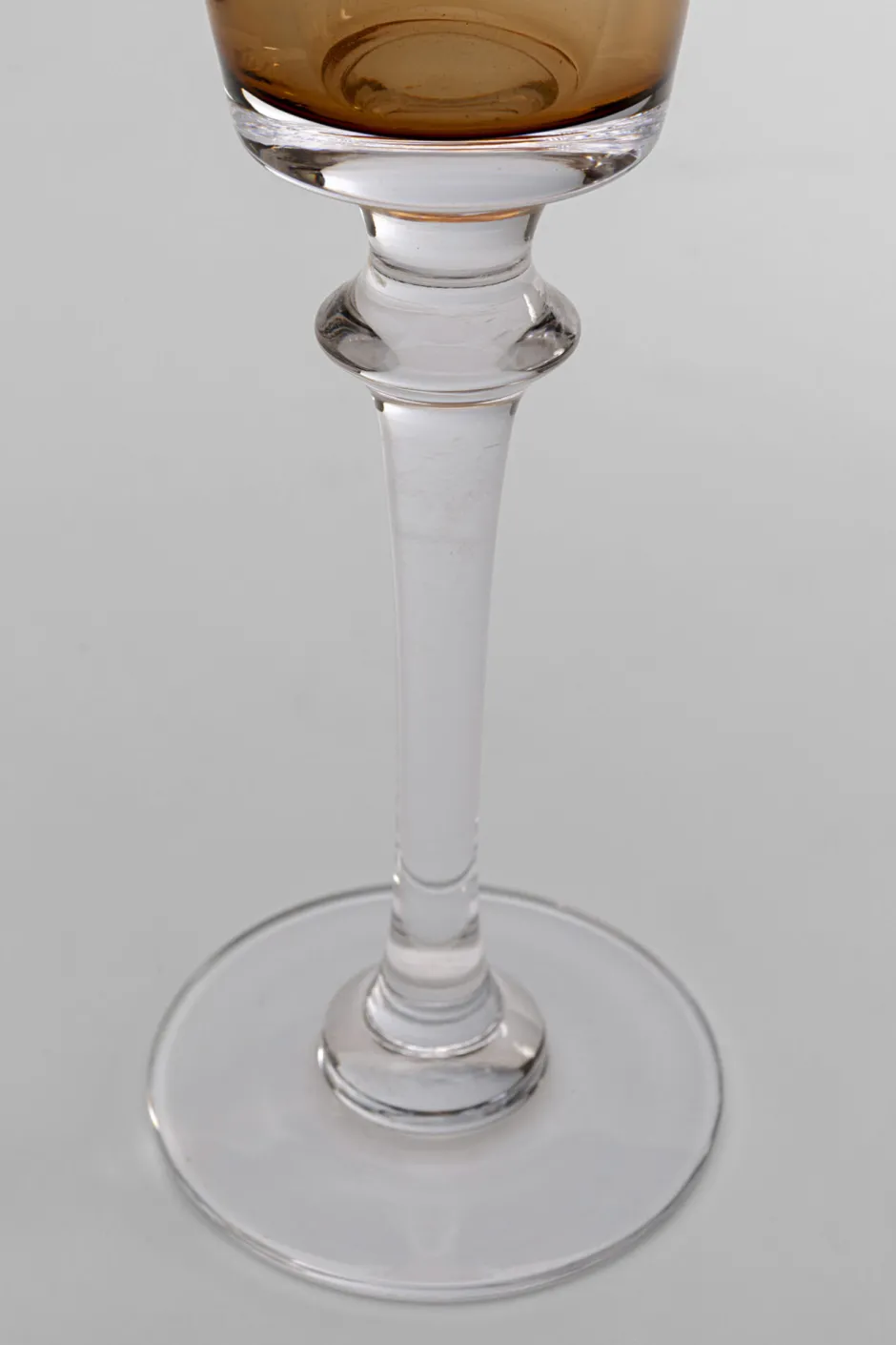 KARE Sektglas Mimi Amber 24cm