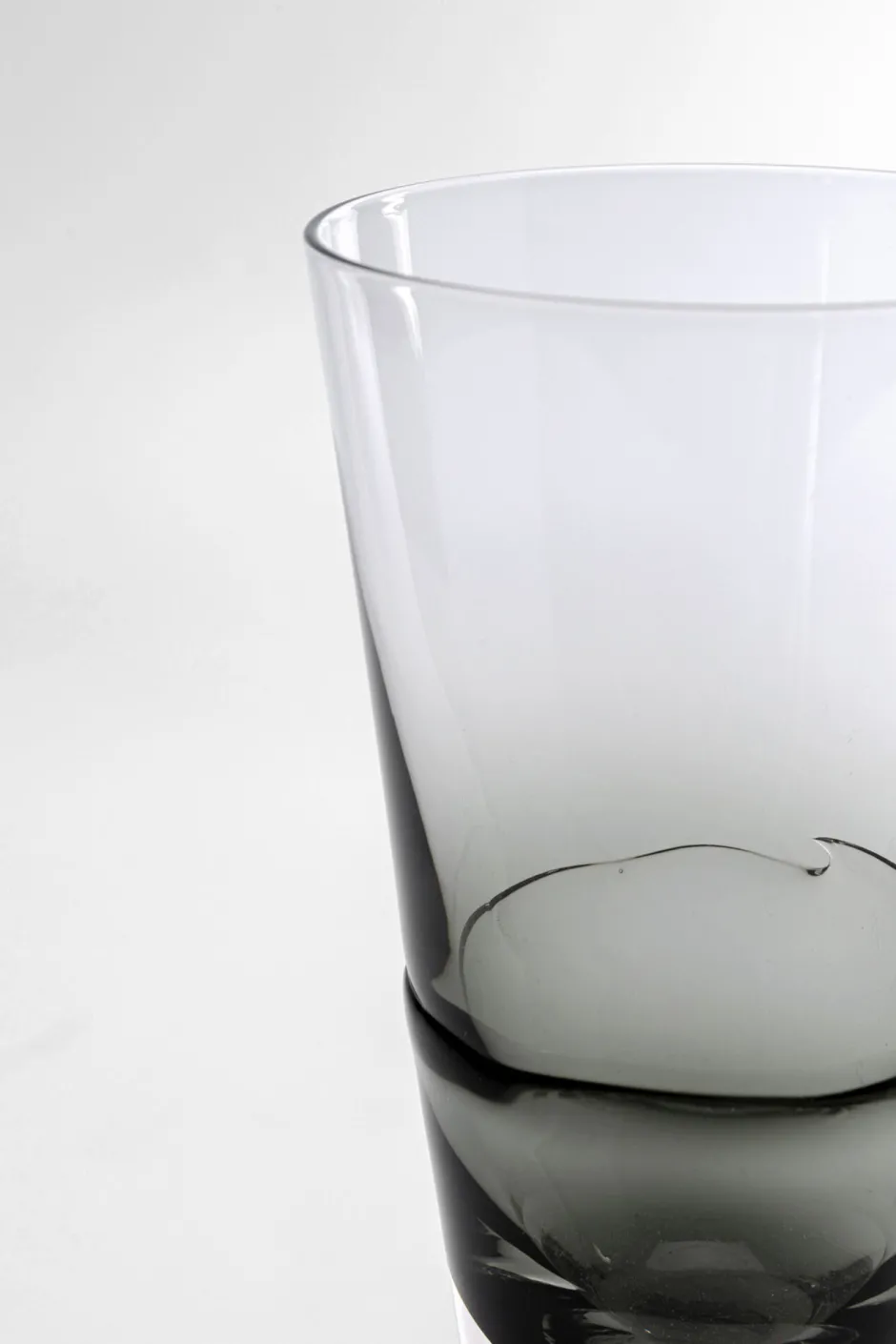 KARE Sektglas Mimi Grau 24cm