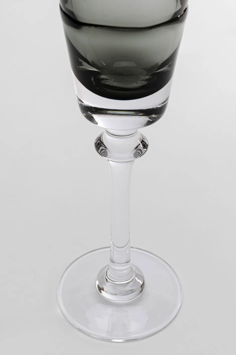 KARE Sektglas Mimi Grau 24cm