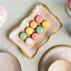 KARE Servierplatte Nala Rosa 17x26cm