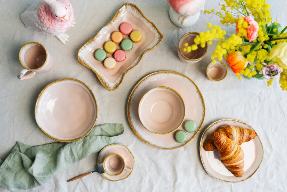 KARE Servierplatte Nala Rosa 17x26cm