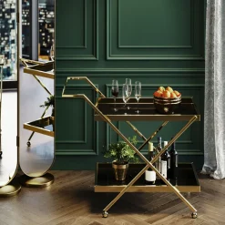 KARE Servierwagen Casino Gold