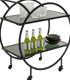 KARE Servierwagen Loft Schwarz
