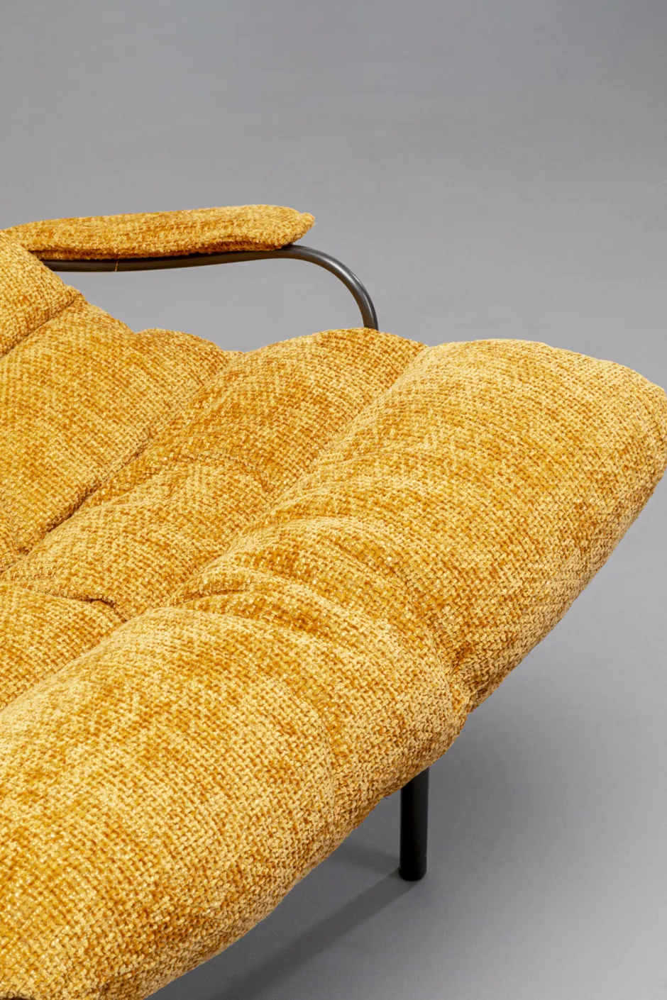 KARE Sessel + Hocker Vienna Swing Gelb