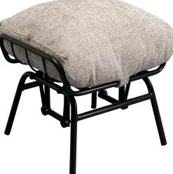 KARE Sessel + Hocker Vienna Swing Beige