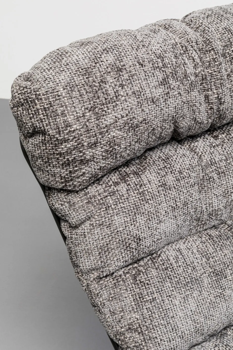 KARE Sessel + Hocker Vienna Swing Grau