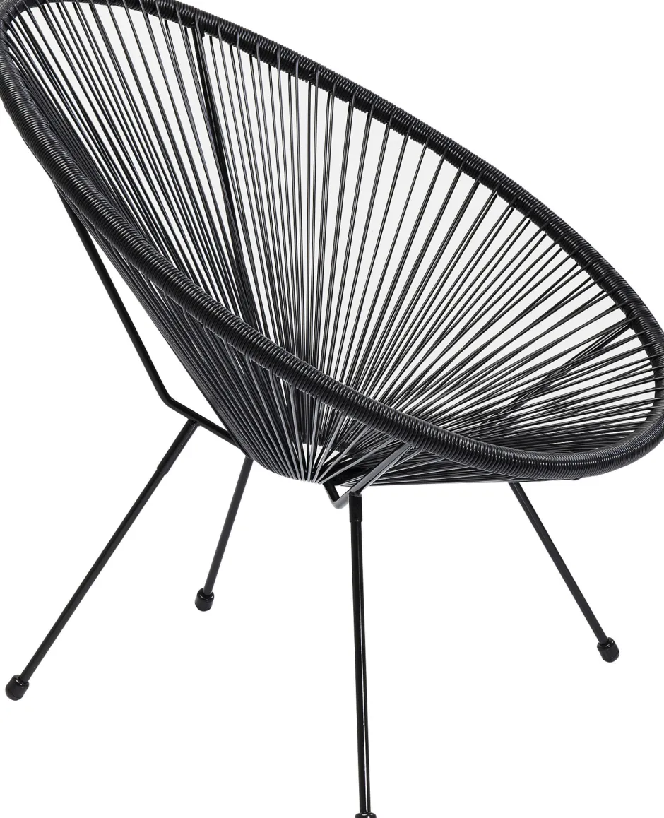 KARE Sessel Acapulco Mono Schwarz
