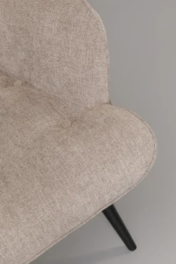 KARE Sessel Black Vicky Hellbraun