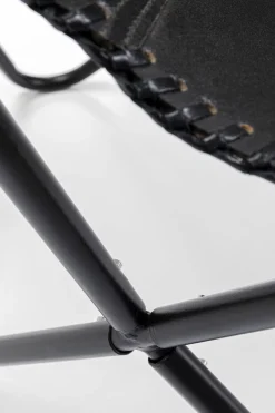 KARE Sessel California Leder Schwarz