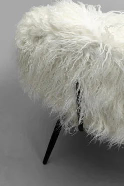 KARE Sessel Hairy Weiß