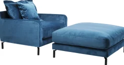 KARE Sessel Lullaby Petrol