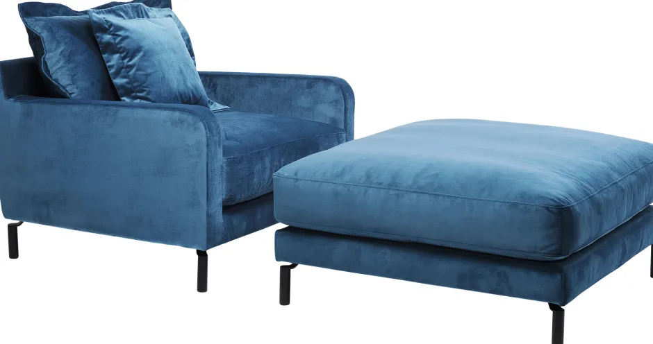 KARE Sessel Lullaby Petrol