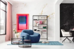 KARE Sessel Mika Blau